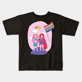 LOVE WINS Kids T-Shirt